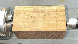 How to make a Hinged Box Beginner Woodturning Project [upl. by Nesrac]