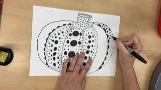 Kusama Pumpkin Art [upl. by Tirma]