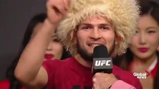 UFC 229 Khabib Nurmagomedov vs Conor McGregor ENDING REACTION  LIVE  October 6 2018 [upl. by Aneleve88]