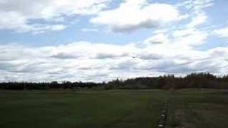 25cc Weedeater Engine RC Plane Maiden Flight [upl. by Owens]