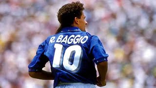 Roberto Baggio ● Top goals for Italy [upl. by Odlaner]