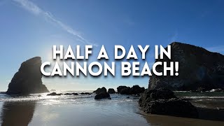 Day Trip to the Northern Oregon Coast  Portland to Cannon Beach  Van Life [upl. by Ilecara]