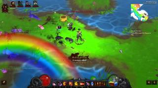 Diablo 3  Rainbow Goblin Whimsydale Instance [upl. by Aniratac]