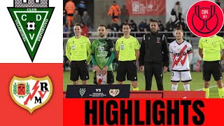 Resumen  Copa del Rey  CD Villamuriel 05 Rayo Vallecano de Madrid  Primera eliminatoria [upl. by Ahsenauq]