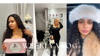 Vlog ELFIN HAIRunboxingbonne année 🙏🏽🎉 [upl. by Averyl]