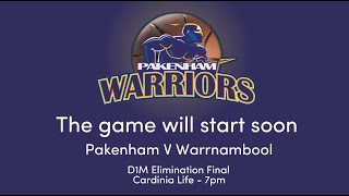 2023 D1M Elimination Final  Pakenham Vs Warrnambool [upl. by Ilujna]