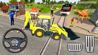 JCB 3DX BACKHOE LOADER AND TRACTOR DRIVING LIVE STREAM [upl. by Aaron60]