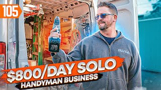 Handyman Makes 1000 Per Day See How He’s Grown His Business [upl. by Naugal307]