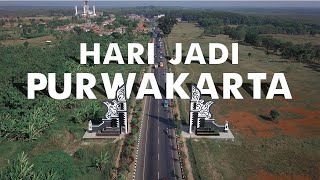 HARI JADI PURWAKARTA KE189 FOOTAGE DRONE PURWAKARTA [upl. by Mixie]