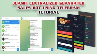 JUANFI CENTRALIZED SEPARATED SALES BOT USING TELEGRAM [upl. by Borer]