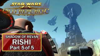 SWTOR Dark Side Trooper  Rishi 5 of 5  Battle of Rishi  Shadow of Revan [upl. by Atiuqa]