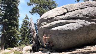 Catch My Breath  Meadow Rail Problem  Idyllwild Bouldering [upl. by Yesteb]