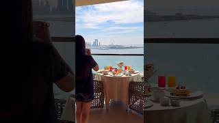 Breakfast at Fairmont the Palm💦 dubai [upl. by Idnyc314]