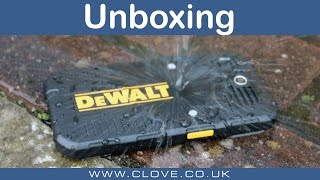 The DeWalt Phone MD501 Unboxing [upl. by Goggin]