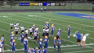 8th Grade Football Crawfordsville Athenians vs Lebanon Tigers [upl. by Holmen]