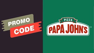 Papa Johns Promo Code  Coupon Papa Johns [upl. by Maroney]