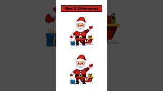 Spot 3 Differences christmas 557 [upl. by Ihsorih]