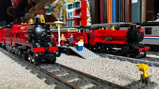 Lego Hogwarts Express Showcase ft ​⁠wenzprojects [upl. by Eelyrehc]