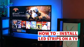 TV LED Strip Installation Guide How to [upl. by Sydney124]