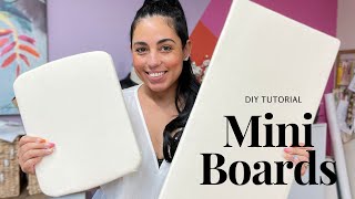 MINI IRON BOARD TUTORIAL NO SEWING NEEDED [upl. by Ycat651]