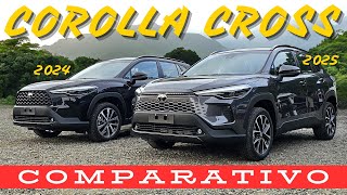 Corolla Cross XRE 2025 o que mudou na versão mais vendida Jantou Compass Longitude 2025 no preço [upl. by Abihsot]