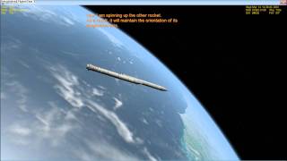 Spin stabilisation in Orbiter 2010 HD [upl. by Ellak]