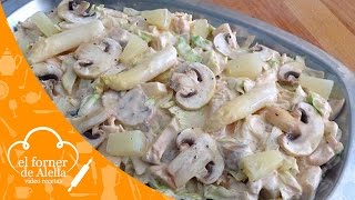 Ensalada de Pollo con Champiñones y Espárragos [upl. by Renzo884]