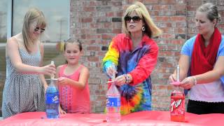 Quirkles Star Spangled Mentos® and Soda Explosion Fun Summer Science for Kids [upl. by Rovaert]