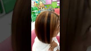 Chunky highlightsargan oil treatment haircolorist highlights [upl. by Sieber]