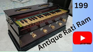 199 SOLDAntique Rati Ram German tone harmonium available for sale 7838840181 [upl. by Reffinej512]