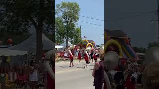 07212024 Middle schoolers marching in the Polka Days Parade [upl. by Aikenahs]