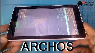 archos tablet hard reset [upl. by Nilreb83]