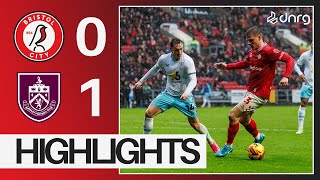 Bristol City 01 Burnley  Highlights [upl. by Latsyrc]