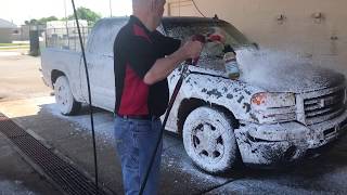 Most Satisfying Foam Truck Wash [upl. by Gerdeen931]