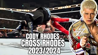 Cody Rhodes – Cross Rhodes Compilation 2024 [upl. by Launcelot631]