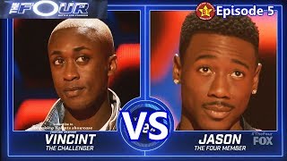 Vincint vs Jason Warrior with Results ampComments The Four S01E05 Ep 5 [upl. by Halstead]