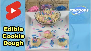 Easy Edible Cookie Dough shorts [upl. by Ateloj]