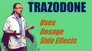 trazodone 50 mg uses dosage and side effects [upl. by Asiar]