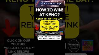 HOW TO WIN AT KENO shorts shorts slots casino keno youtubeshorts youtuber AI Keno 💲 [upl. by Suiramed20]