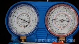 How To Recharge an AC System  EricTheCarGuy [upl. by Gibb470]