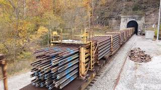 CSX MOW rail amp Manifest at Big Bend Tunnel [upl. by Conley]