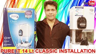 Pureit Classic 14 L Water Purifier Installation And Unboxing 2019  Full Step By Step Video Guide [upl. by Rice821]