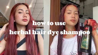 HOW TO USE HERBAL HAIR DYE [upl. by Utimer879]