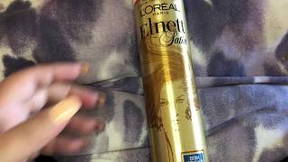 ✅ How To Use LOreal Paris Elnett Satin Hairspray Review [upl. by Ilrebma153]