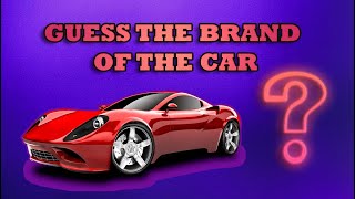 GUESS THE BRAND OF THE CAR  EASY QUIZY iq quiz self test smart [upl. by Pogah]