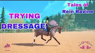 Trying Dressage Tales of Rein Ravine Early Access TORR E2 [upl. by Kendyl585]