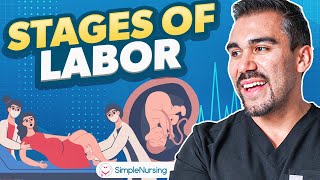 Stages of Labor Nursing  Maternity 4 Stages and their Phases Memory Tricks [upl. by Neukam820]