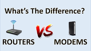 Computer Fundamentals  Routers VS Modems  What is the Difference Between a Router and a Modem PC [upl. by Waly]