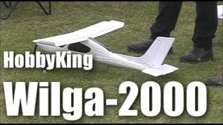 HobbyKing Wilga 2000 RC plane testflight [upl. by Akihdar]