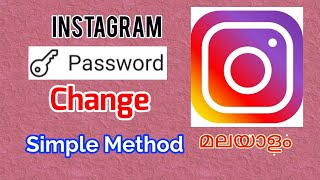 Instagram Password Change  Malayalam [upl. by Thursby]